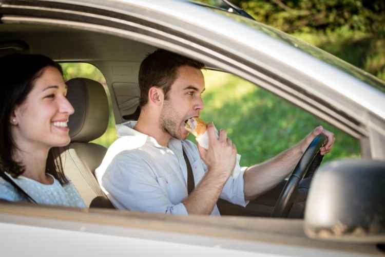 Is It Illegal To Eat While Driving