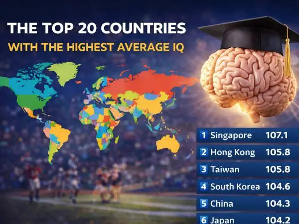 The Top 20 Countries With the Highest Average IQ